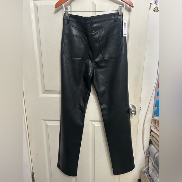 Wilfred the Melina pants high waisted faux leather‎ women’s size 8 black color - Picture 6 of 6